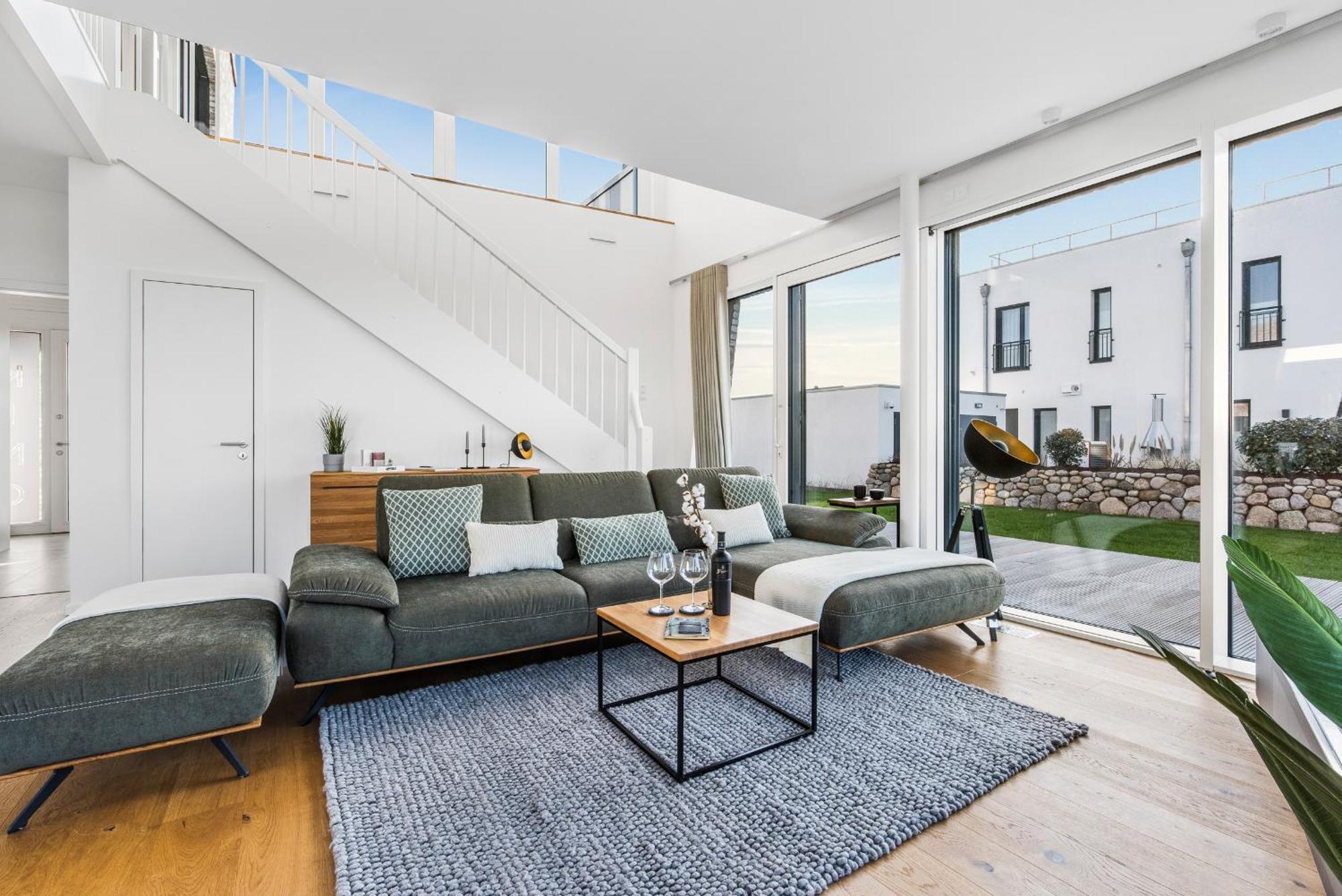 Villa King Erste Lage, Dachterrasse, Meerblick, Carport, Kamin, Sauna, Terrasse, Aussenrolllaeden Olpenitz Εξωτερικό φωτογραφία