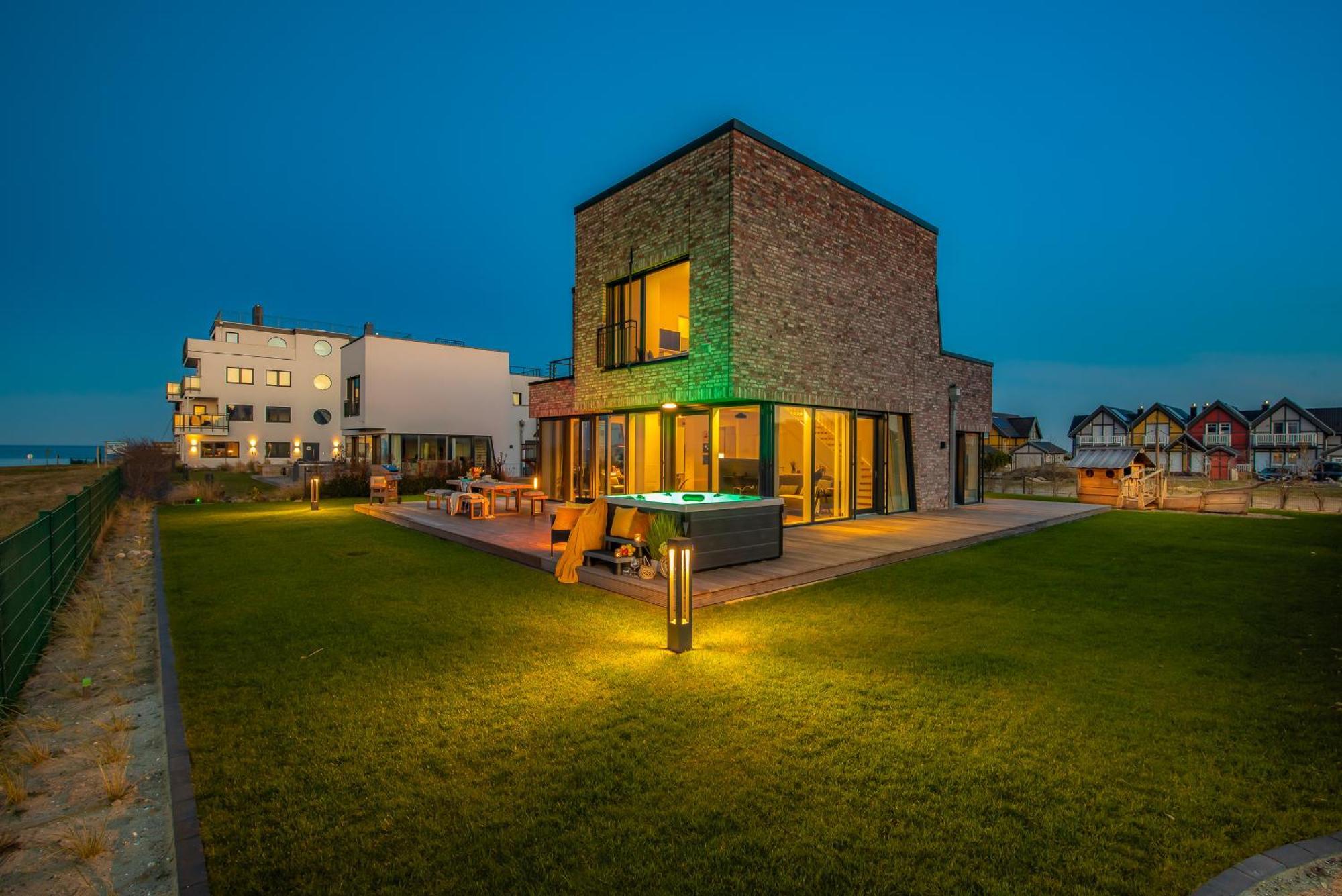 Villa King Erste Lage, Dachterrasse, Meerblick, Carport, Kamin, Sauna, Terrasse, Aussenrolllaeden Olpenitz Εξωτερικό φωτογραφία