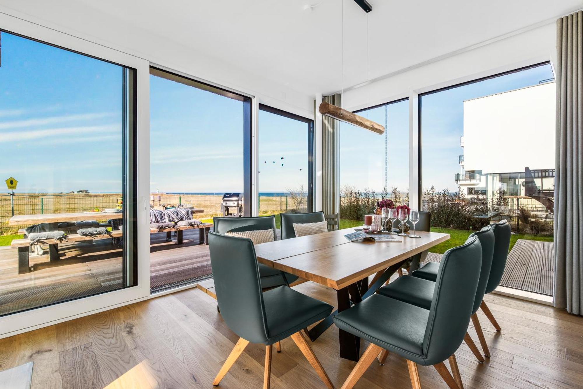 Villa King Erste Lage, Dachterrasse, Meerblick, Carport, Kamin, Sauna, Terrasse, Aussenrolllaeden Olpenitz Εξωτερικό φωτογραφία